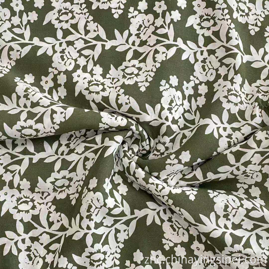 优质流行的45s编织服装100%人造丝花卉玫瑰花印花边框面料